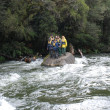 Brave Hearts Photo Rock Wairaurahiri River.