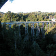Percy Burn Viaduct and Percy Hut.